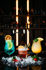 cocktail on the table