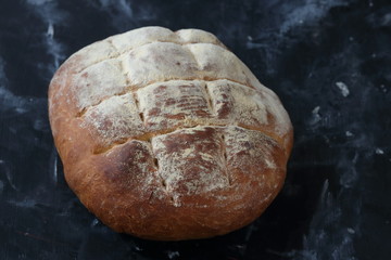 Homemade bread, whole wheat bread