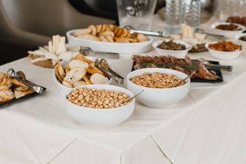 Serving an aperitif at an event