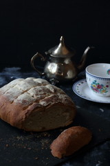 Homemade bread, whole wheat bread
