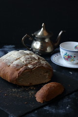 Homemade bread, whole wheat bread