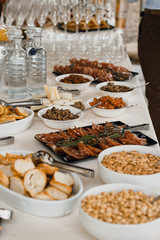 Serving an aperitif at an event