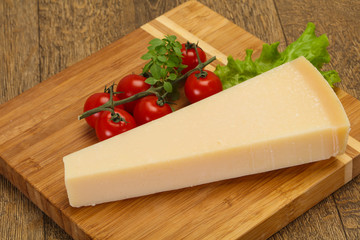 Italian traditional parmesan cheese triangle