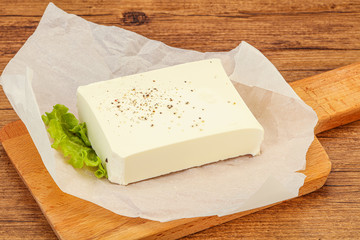 Greek cheese feta, still-life