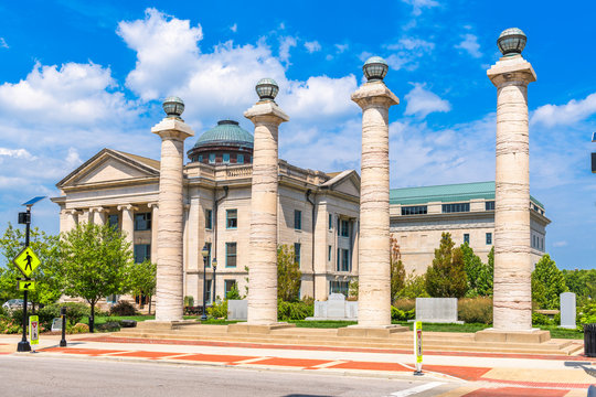 Columbia, Missouri, USA At Boone County Courthouse.