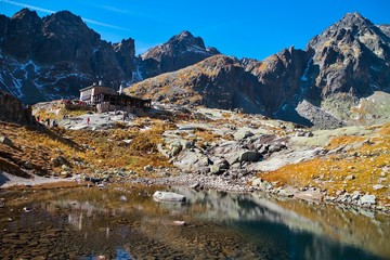 Tery cottage at Spisske lakes in the High Tatras.