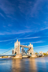Tower Bridge in London, UK, United Kingdom. © marabelo