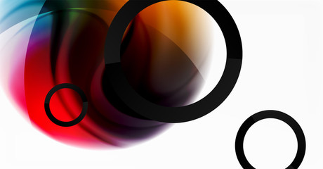 Abstract background, fluid mixing gradient liquid style colors composition. Vector Illustration For Wallpaper, Banner, Background, Card, Book Illustration, landing page