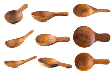 Wooden Spoon isolated on a white background