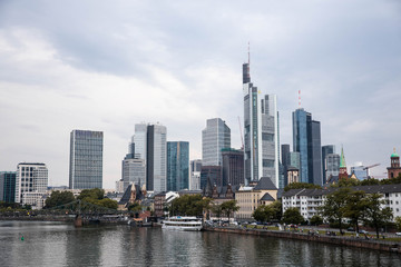 Fototapeta na wymiar Frankfurt Germany Skyline