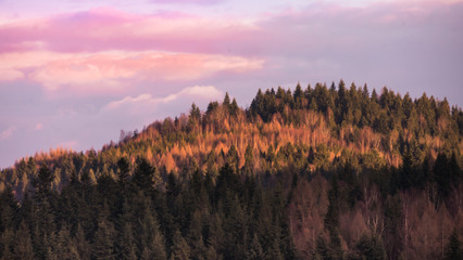 wschód słońca w górach © Piotr