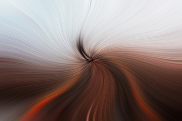 Abstract image composed of colored lines that create spirals