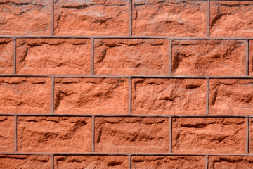 texture red brick wall background