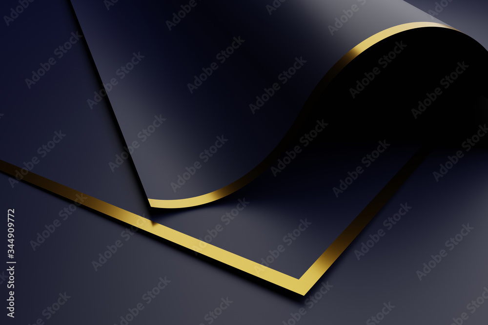 Wall mural abstract background with luxury concepts. 3d rendering.