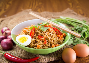 A Bowl of instant noodle