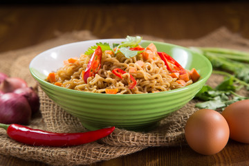 A Bowl of instant noodle