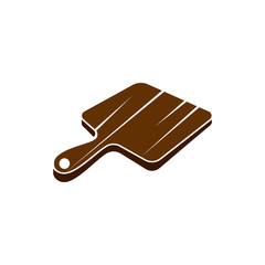 Cutting board icon vector logo