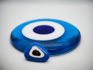 Blue bead against evil eye