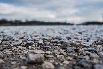 White small pebbles, perfect for background.