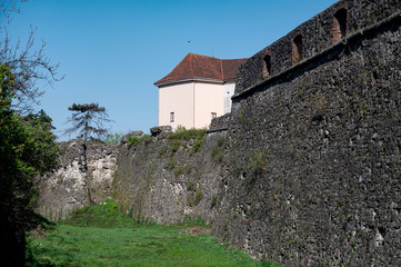Fototapeta premium View on Uzhhorod Castle in Ukraine