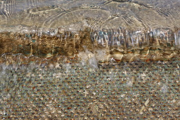 close up water background texture
