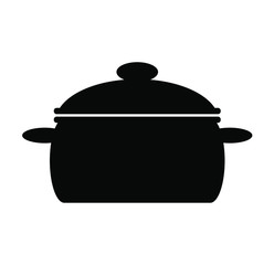 cooking pot isolated on white