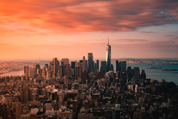 Fototapeta na wymiar Skyline Manhattan