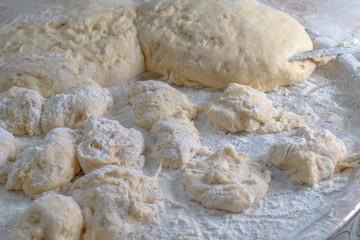 Sweet pastry for baking sweet buns