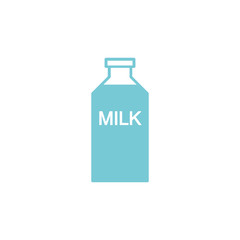 bouttle of milk icon, vector illustration