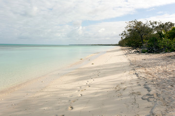 A beautiful sea from beach at Ouvea
