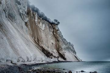 Cliff over the Baltic Sea in Denmark.