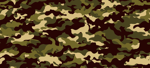 Camouflage background. Seamless pattern.Vector. 迷彩パターン