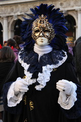 Walking in Venice during the carnival