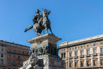 Statue in Milan, Italy