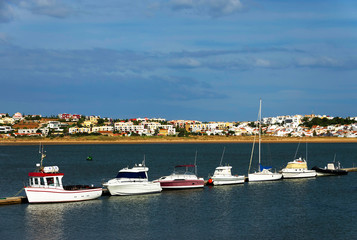Portimao Harbor in Portugal, Algarve, Europe