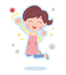 cute type nursery teacher_virus_18