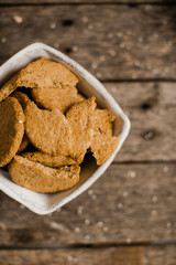 chocolate chip cookies on a plate