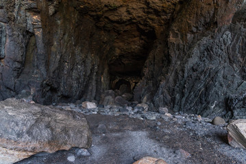 caves and cliffs of Fuerteventura in Spain