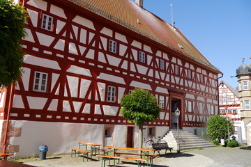 Mittelalterliche Stadt Wolframs-Eschenbach Fachwerkhaus Museum