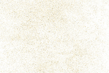 Gold Glitter Texture Isolated on White. Amber Particles Color. Celebratory Background. Golden Explosion of Confetti. Design Element. Digitally Generated Image. Vector Illustration, EPS 10.