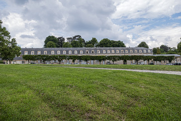 Obraz premium Former stables of the old castle of Meudon, large stables that could accommodate up to 280 horses. Municipality of Meudon (in the southwestern suburbs of Paris), Hauts-de-Seine, Ile-de-France, France.