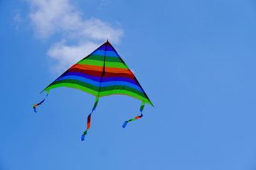 
Children's toy. Children fly a flying kite.
Background image for web design.