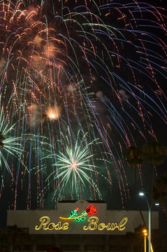 July 4th Fireworks At The Rose Bowl