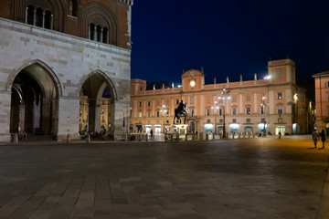 Fototapeta na wymiar Piacenza, Italy, view of 