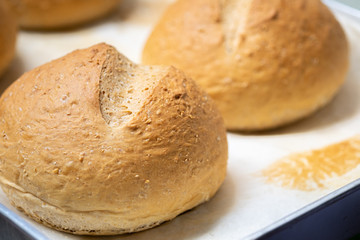 freshly baked bread