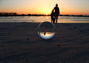 Gemeinsamer Sonnenuntergang