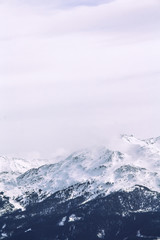 Fototapeta na wymiar Montagne enneigée en Autriche
