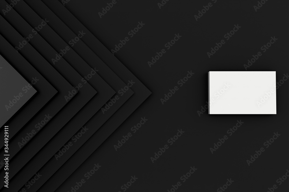 Aufkleber abstract black cardboard paper texture background. minimal black geometric top view simple copy spac