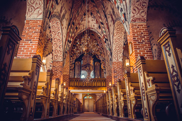 Porvoo, Finland - : Interior of Porvoo Cathedral