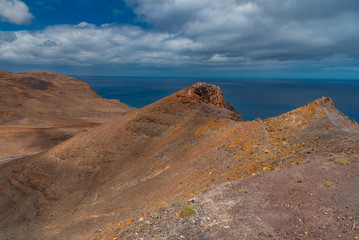 Fototapeta premium scenic view of Fuerteventura in Spain Canary islands